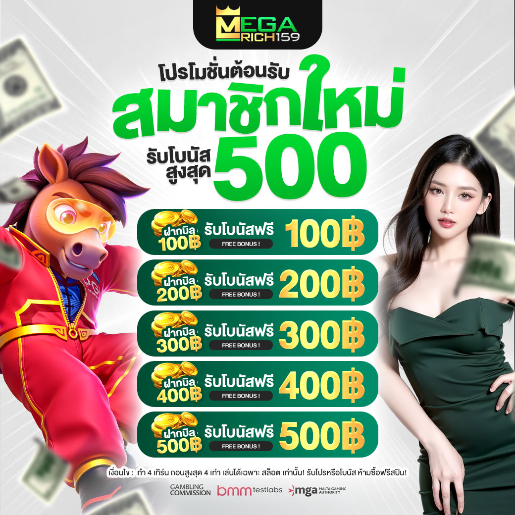 โปรโมชั่นต้อนรับ-megarich159